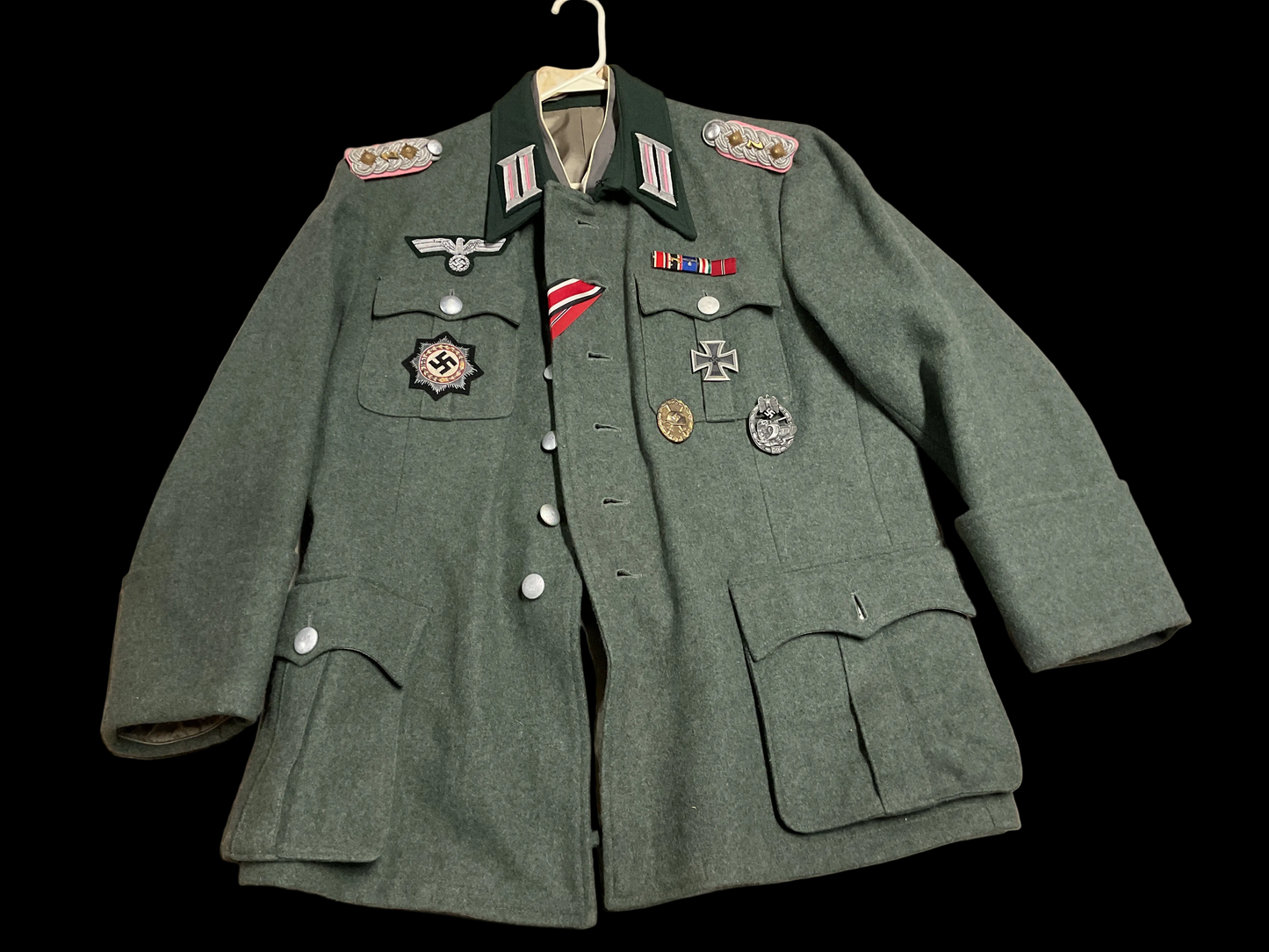 WWII Repro Heer Officer Jacket with Awards