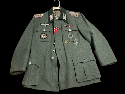WWII Repro Heer Officer Jacket with Awards