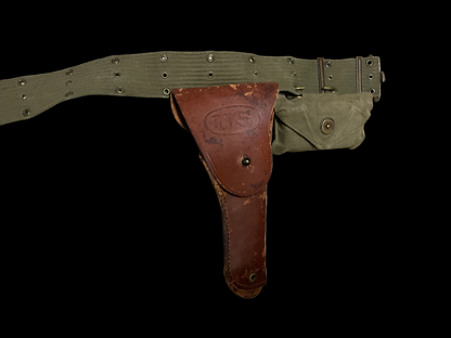 WWII US Army Pistol Belt Rig