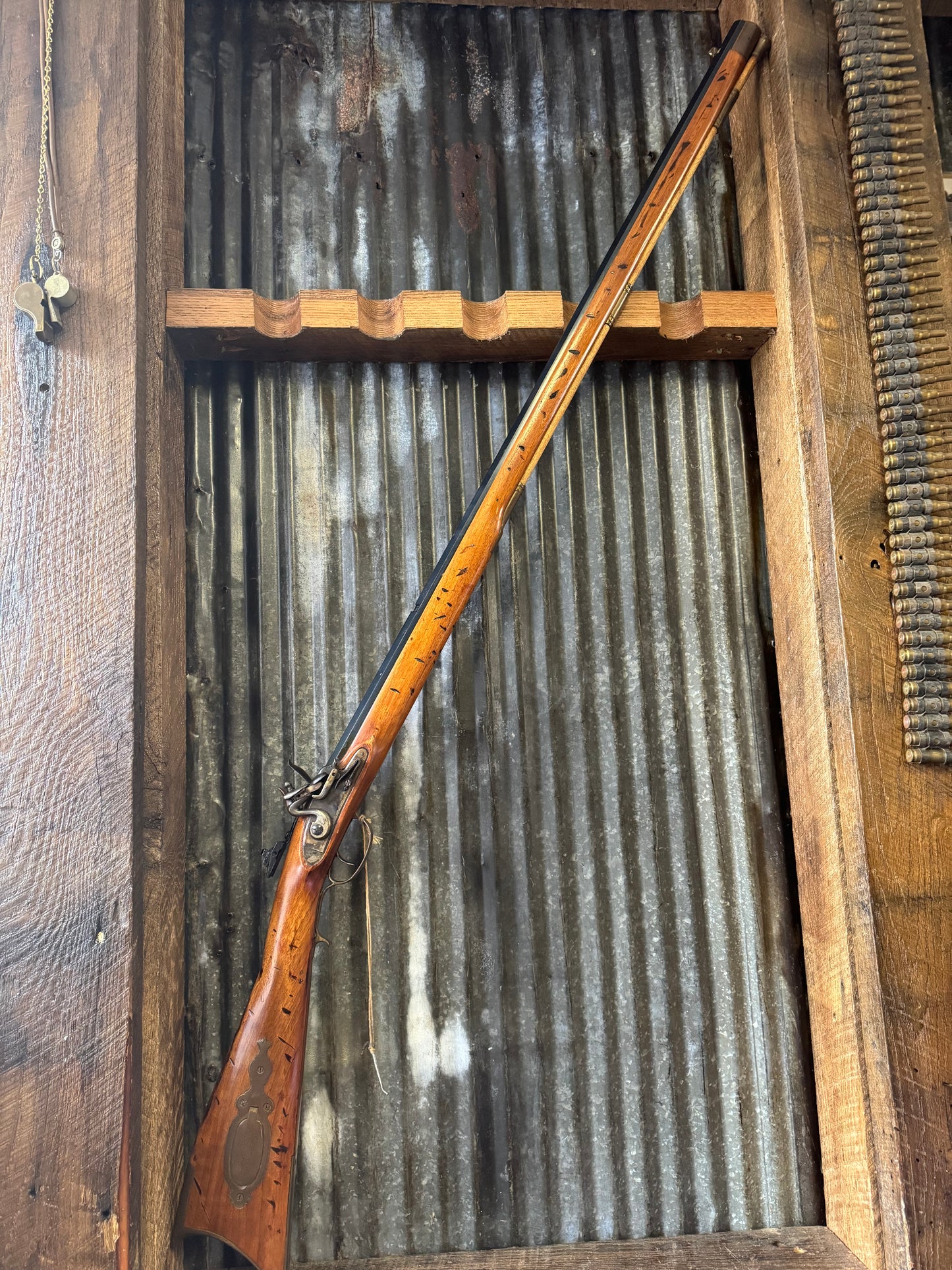 44 Caliber Flintlock Long Rifle (Italian Made)