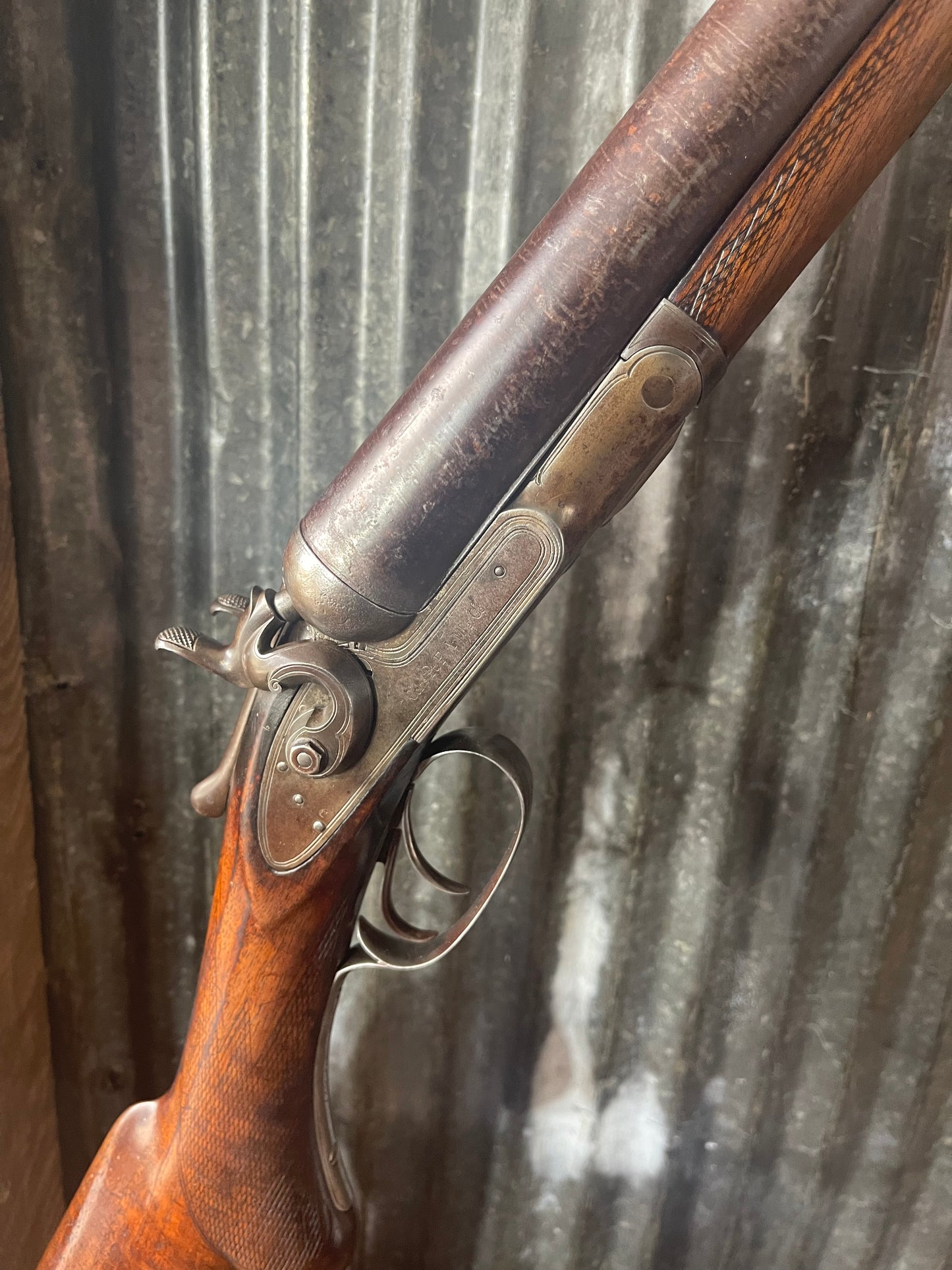 Colt Model 1878 Hammer Double Barrel Shotgun – Antique – 10 Gauge – 32” Barrels