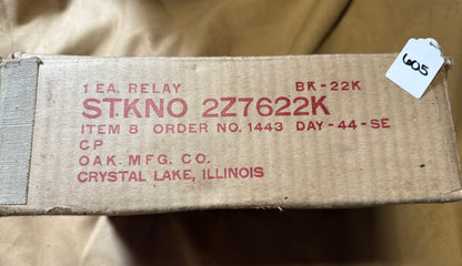 WWII BK-22K Relay Assembly – New Old Stock with Original Packaging