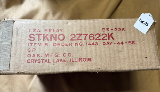 WWII BK-22K Relay Assembly – New Old Stock with Original Packaging