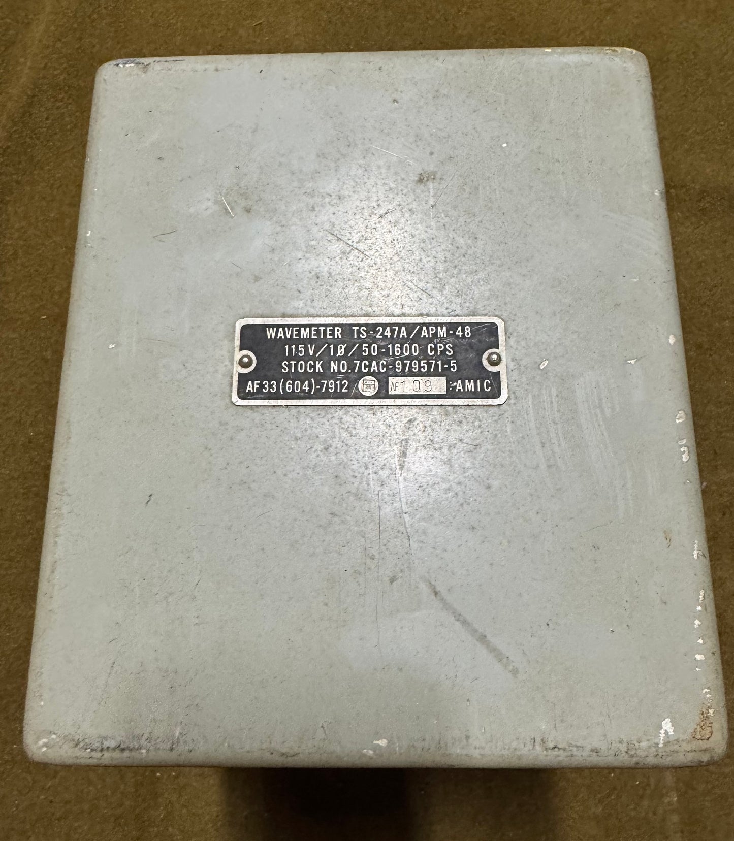 U.S. Military Wavemeter TS-247A/APM-48 – AF-109
