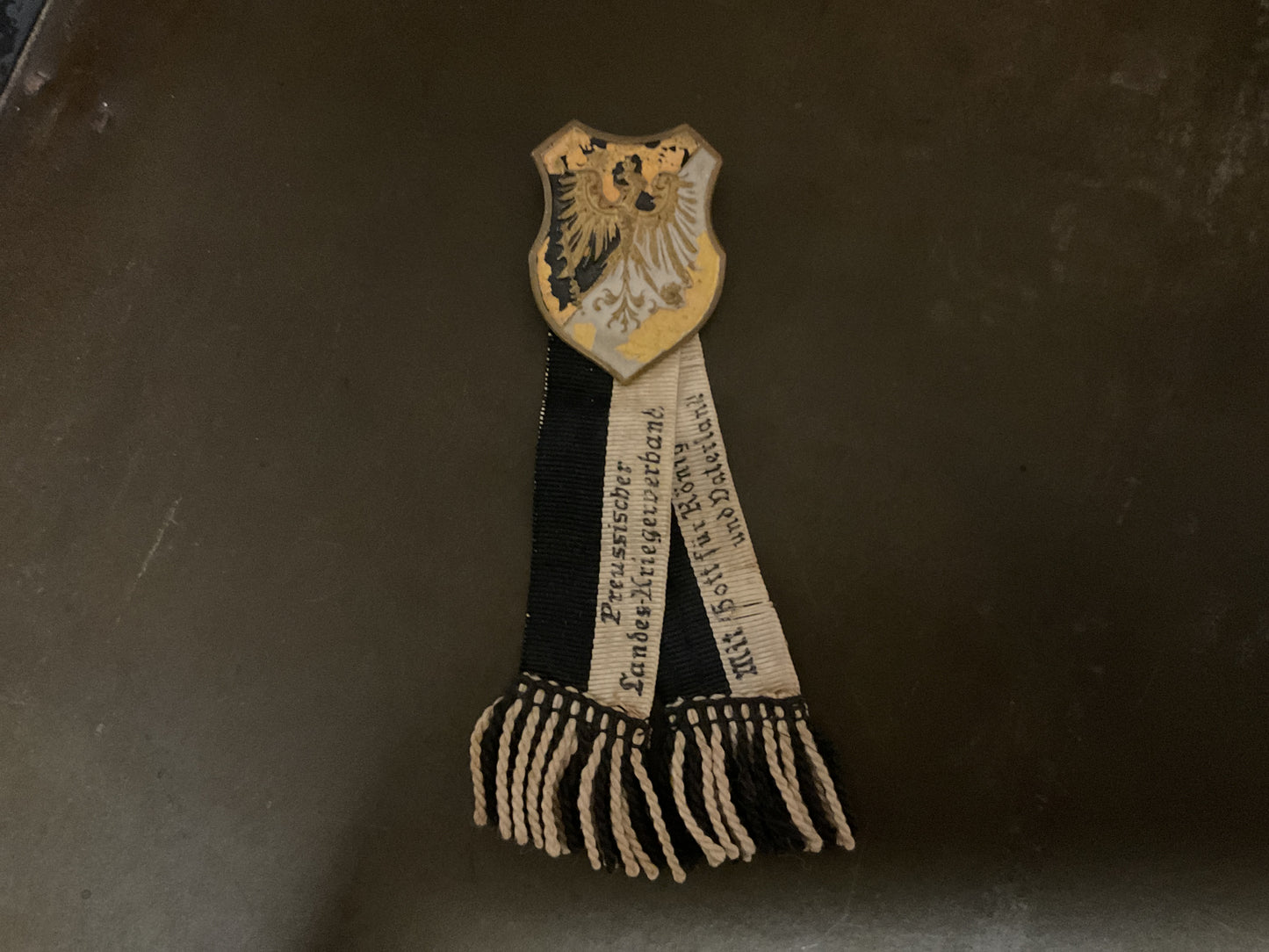 German Imperial Association Ribbon and Badge