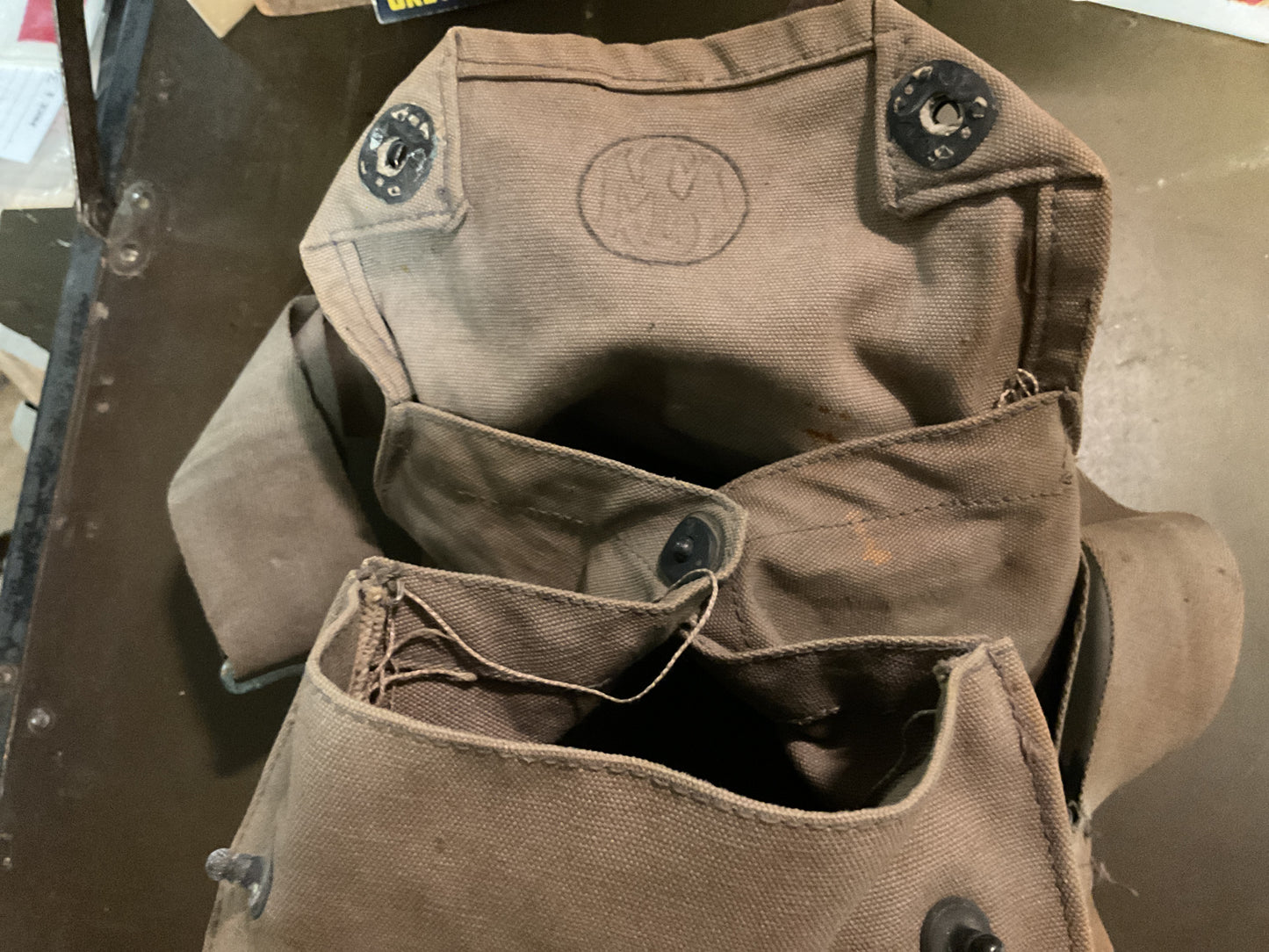 USN “U” Gas Mask Carry Bag
