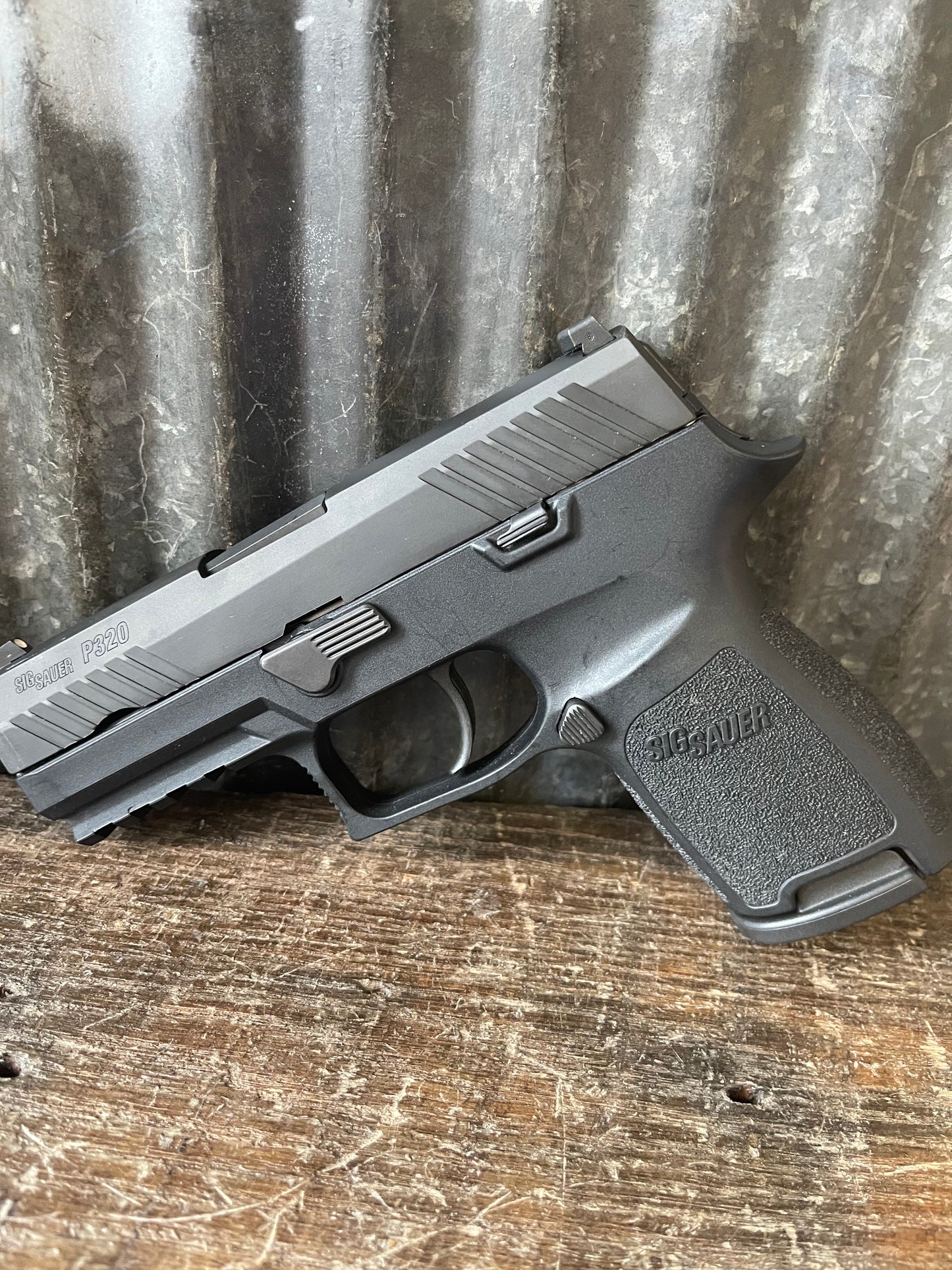 SIG Sauer P320 Compact 9mm Semi-Automatic Pistol – 2 Magazines – 5.11 SIG Sauer Carry Case – Good Condition