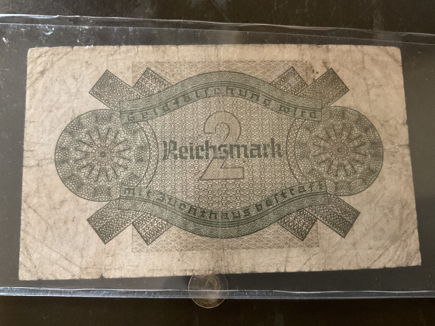 WWII German Occupation Currency- 2 Reichsmark