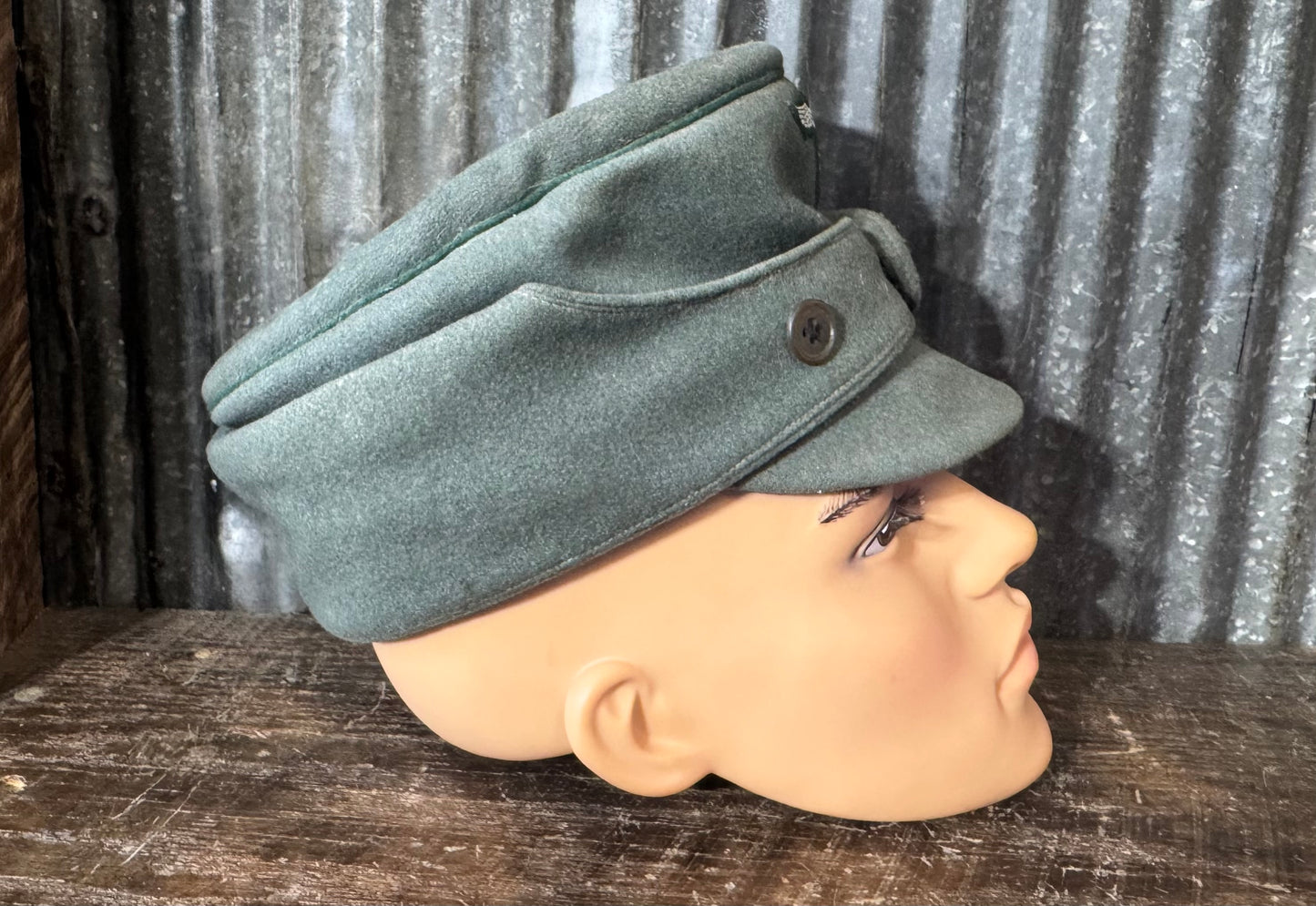 Original WWII German Heer M43 Field Cap – Army Mountain Troops / Jäger Style
