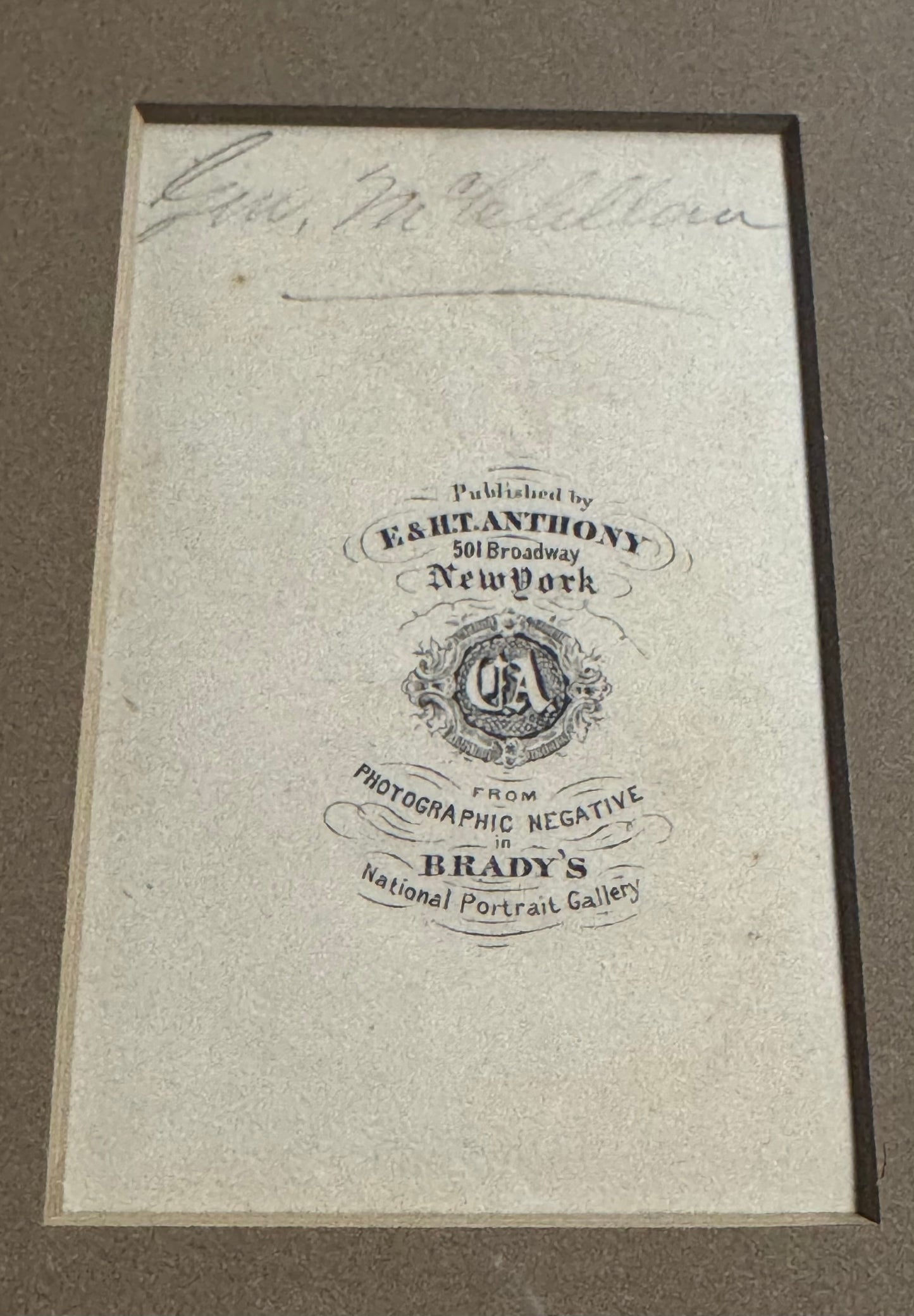 GEORGE B. McCLELLAN — CIVIL WAR COURT-MARTIAL ORDER & CDV