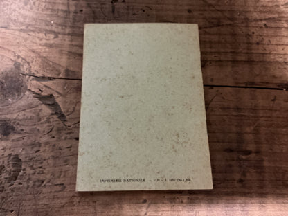 1948-1954 West German Berufsbuch (Employment Record Book)- Named: Betzdorf Labor Office-Complete