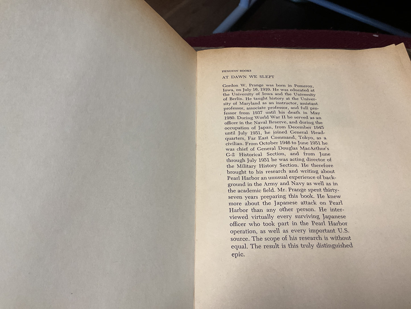 At Dawn We Slept. The Untold Story of Pearl Harbor