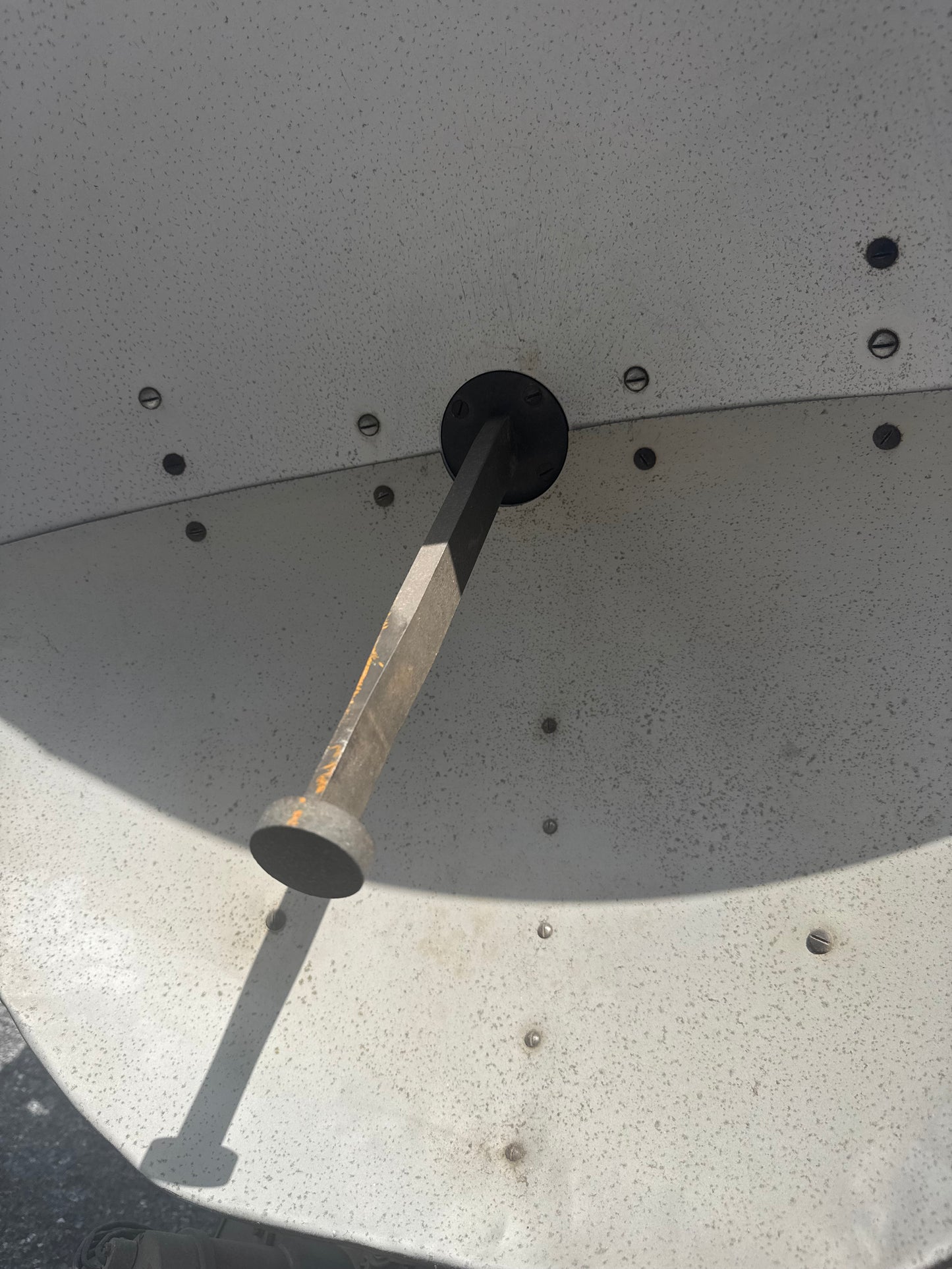 WWII U.S. military AS-54A/APQ-13 radar dish antenna