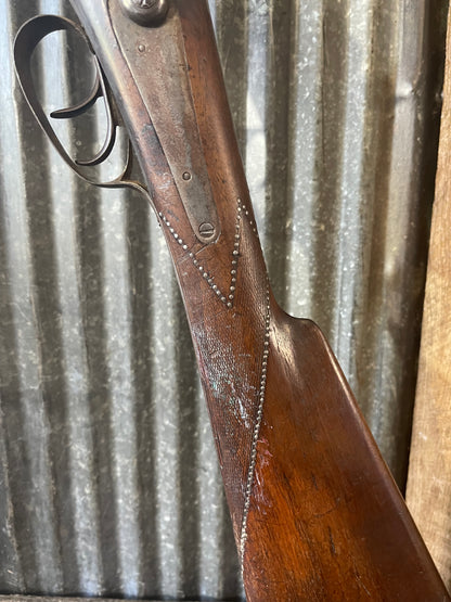 W&H Hudson Belgian-Made Antique Side-by-Side Hammer Shotgun – Underlever