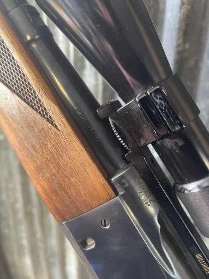 avage Model 99F Lever Action Rifle – .308 Winchester – Redfield 4x Scope