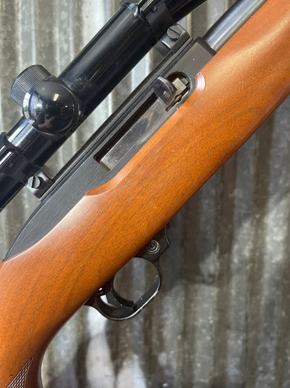 Ruger 10/22 .22 LR – Older Production – Bushnell Sportview Scope – Wood Stock