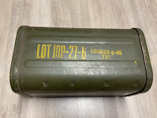 WWII / Cold War Era 81mm Mortar Ammunition Container