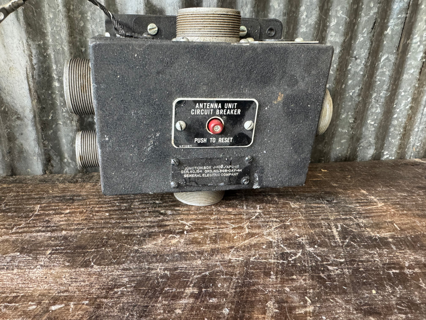 General Electric J-103/APG-15 Antenna Unit Junction Box