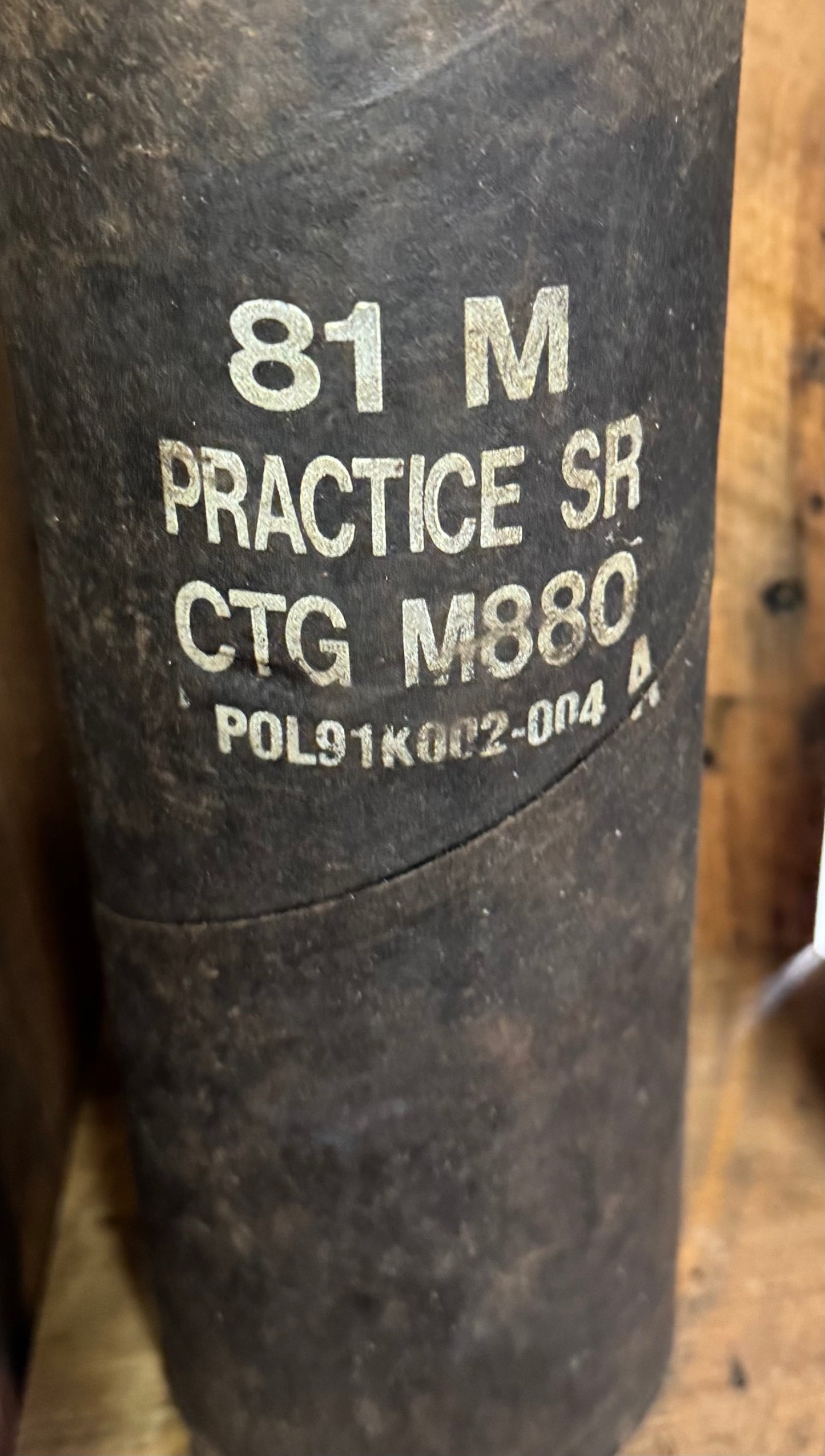 81mm Practice Mortar w/ Original Sleeve