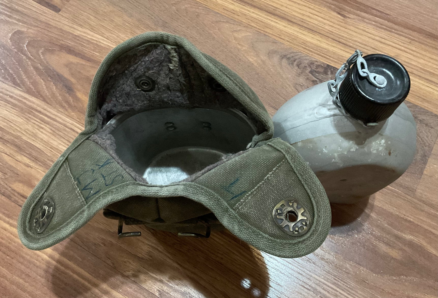 Vertical seam 1945 Canteen