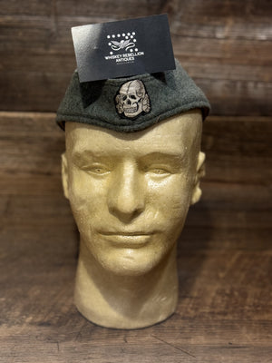 Repro WW2 SS Enlisted Cap Wool Green