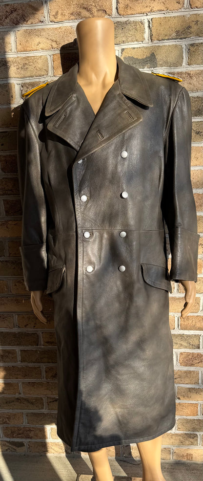 Luftwaffe Leather Greatcoat-High end Reproduction