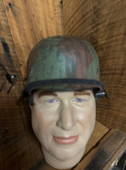 German WWII Camo hkP64 Helmet