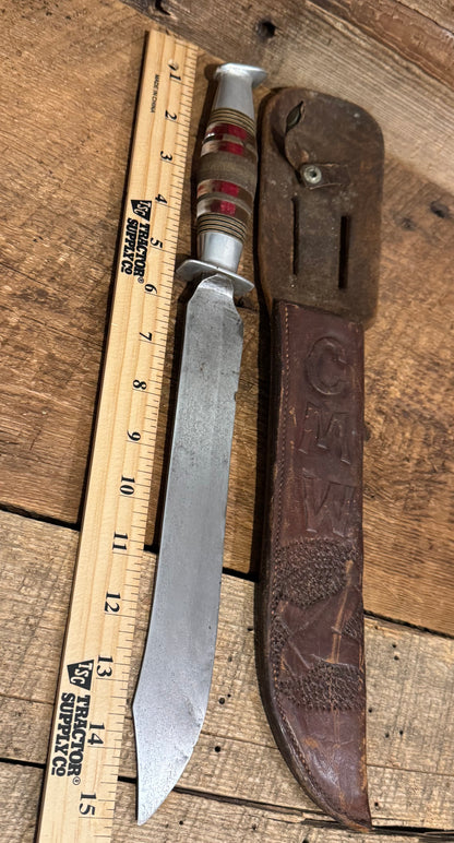 WWII Theatre Knife-Initials CMW
