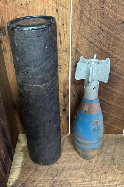 81mm Practice Mortar w/ Original Sleeve