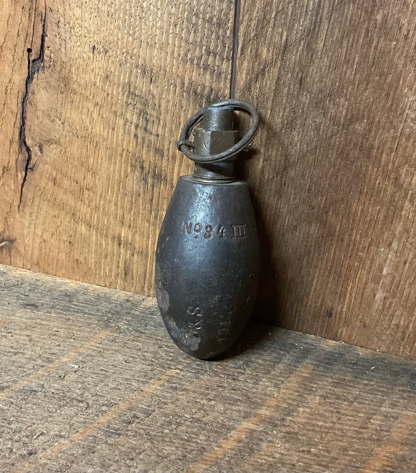 Inert British No.34 MK3 Grenade