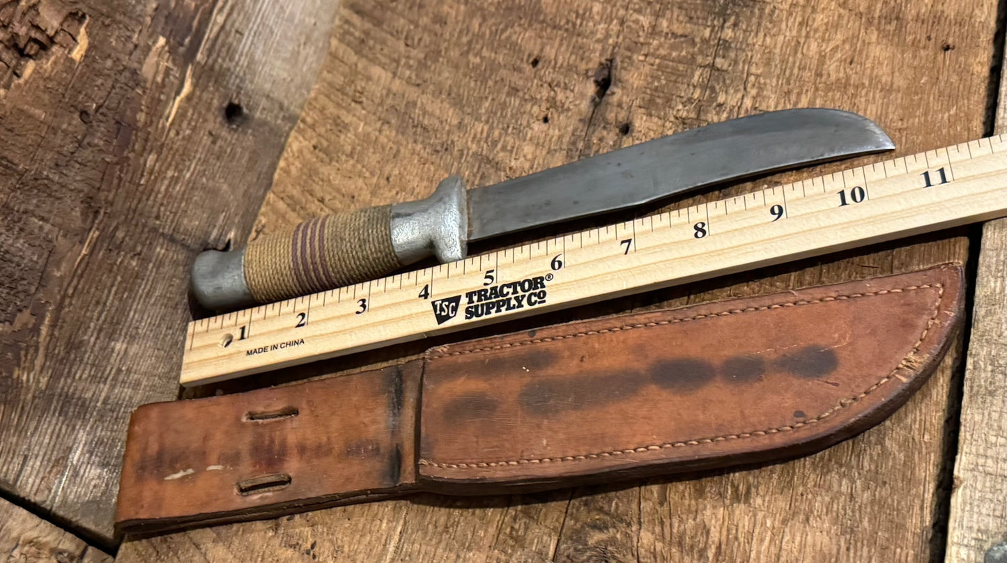 WWII Theatre Knife- Metal/Rope Handle