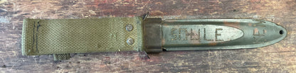 Korean War Personalized/Trench Art Bayonet
