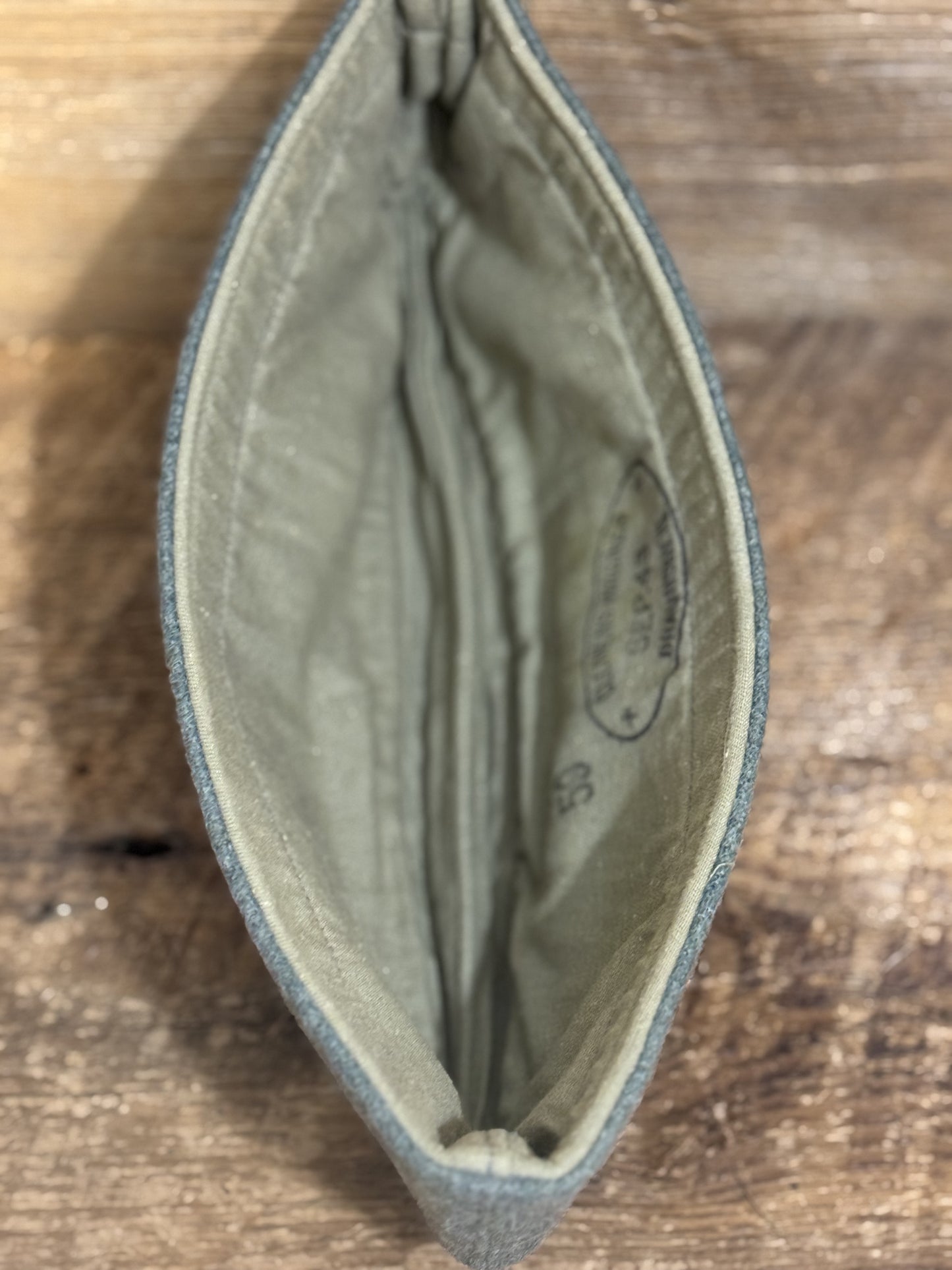 Repro WW2 SS Enlisted Cap Wool Green