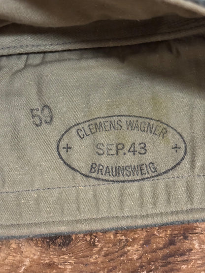 Repro WW2 SS Enlisted Cap Wool Green