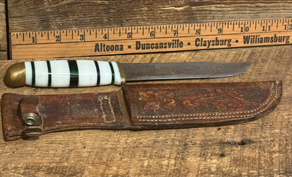WWII Theatre Knife- Green & White
