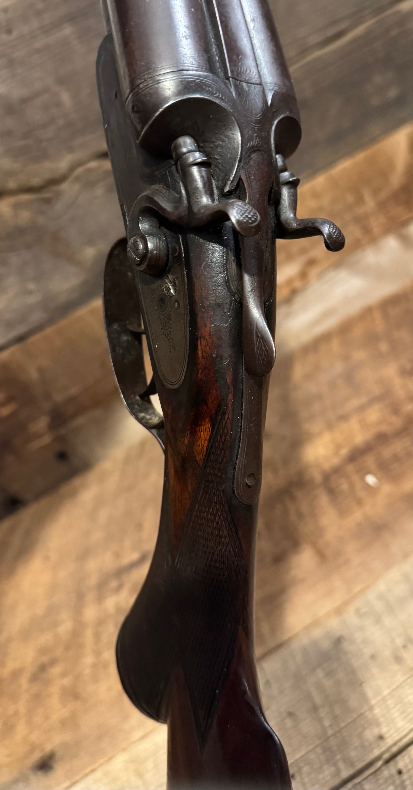 W Richard 12 Ga SxS-Antique!