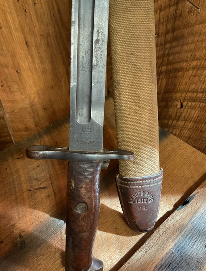 Exceptional M1905 Bayonet and M1910 Scabbard