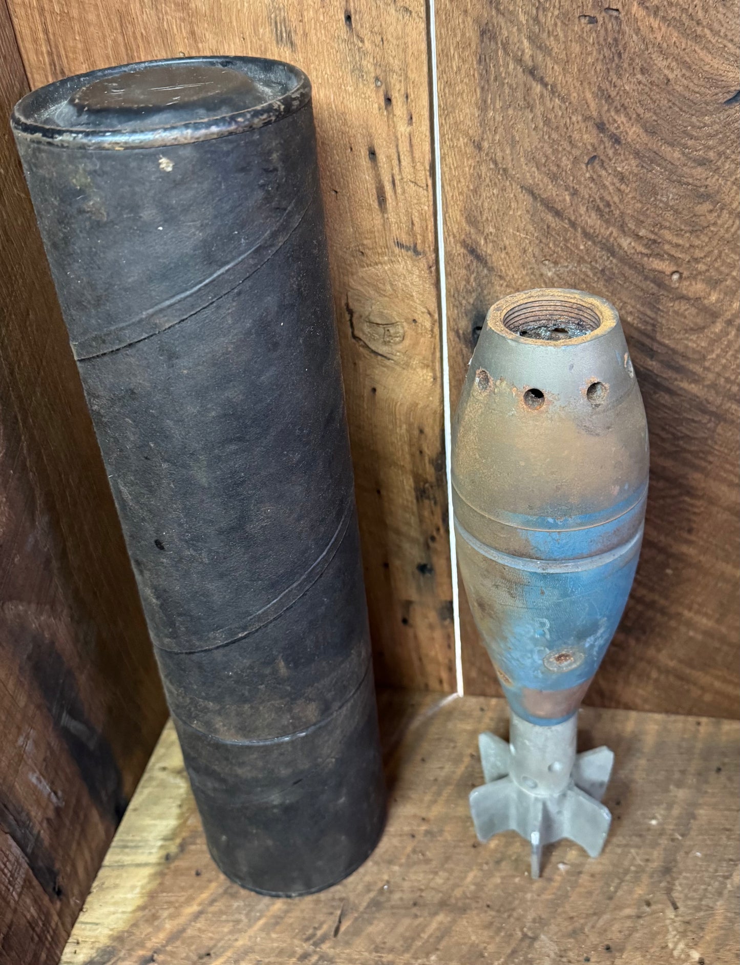 81mm Practice Mortar w/ Original Sleeve