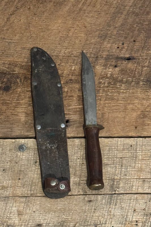 WWII Theatre Knife-Round Wooden