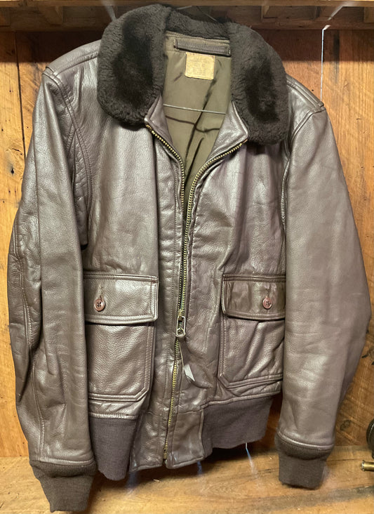 1975 U.S. Navy G1 Leather Flight Jacket