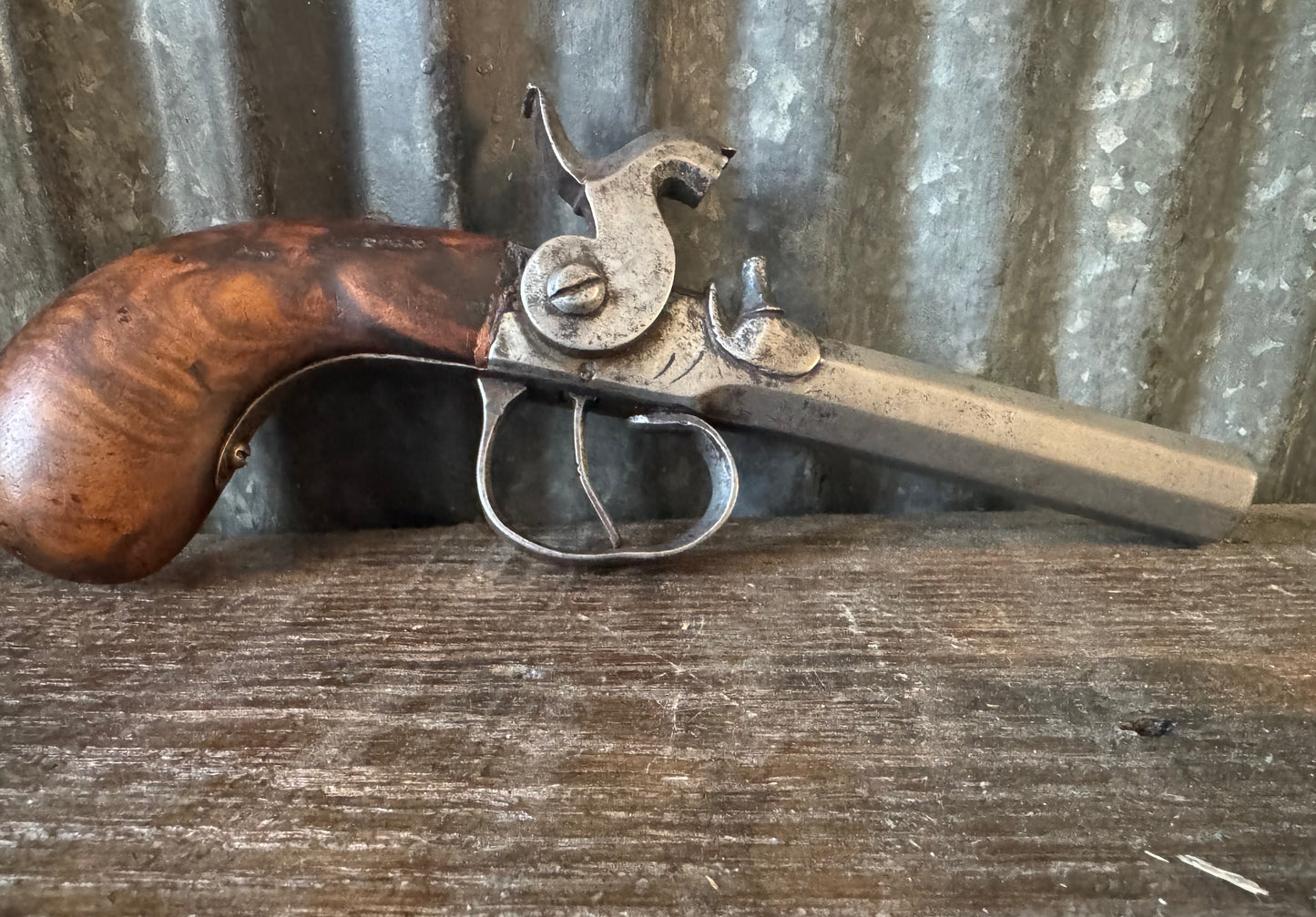 1840–1860 Liège, Belgium Single-shot percussion pocket / muff pistol