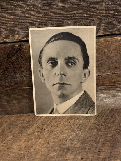 Original WWII German Propaganda Card-Dr. Gobels
