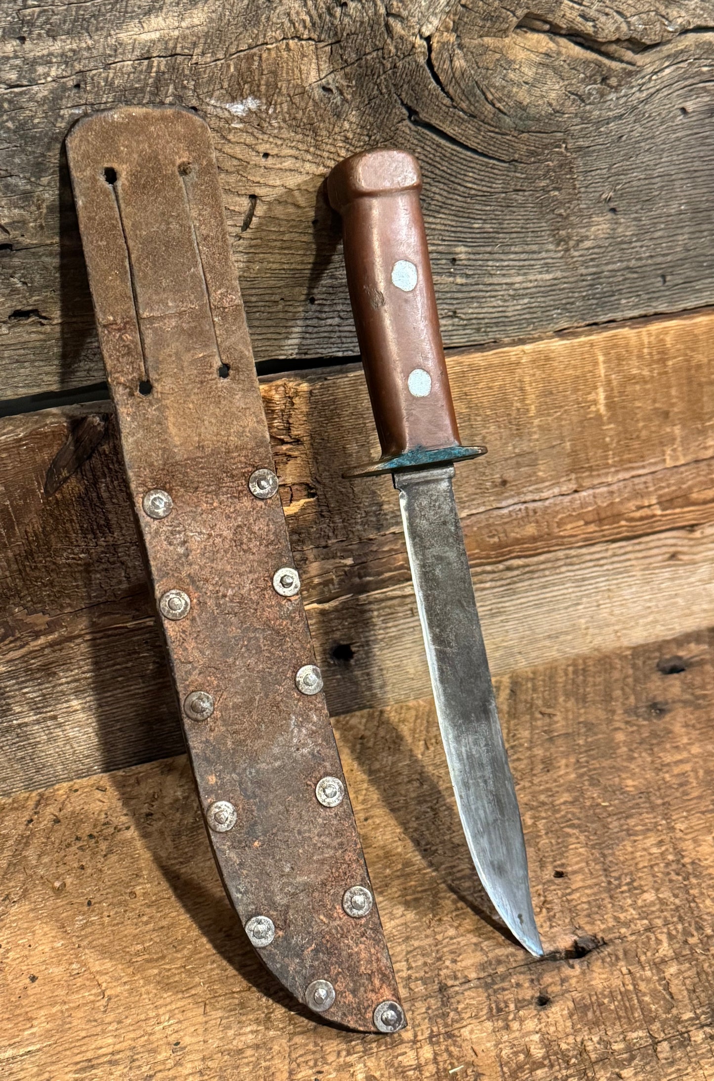WWII Theatre Knife-Wooden Handle