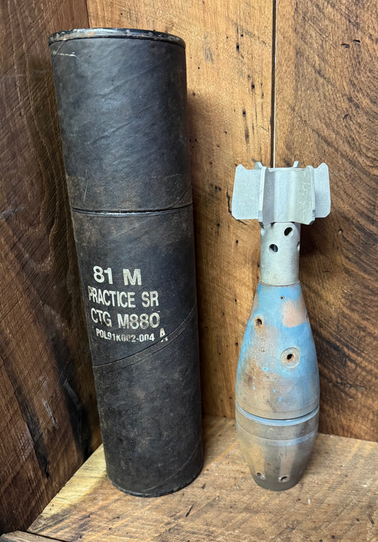 81mm Practice Mortar w/ Original Sleeve