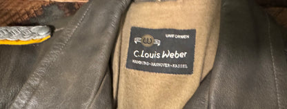 Luftwaffe Leather Greatcoat-High end Reproduction