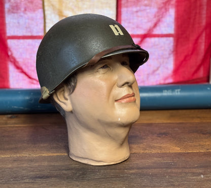 Original M1 US Helmet WWII-Refurbished as “Captain Miller”