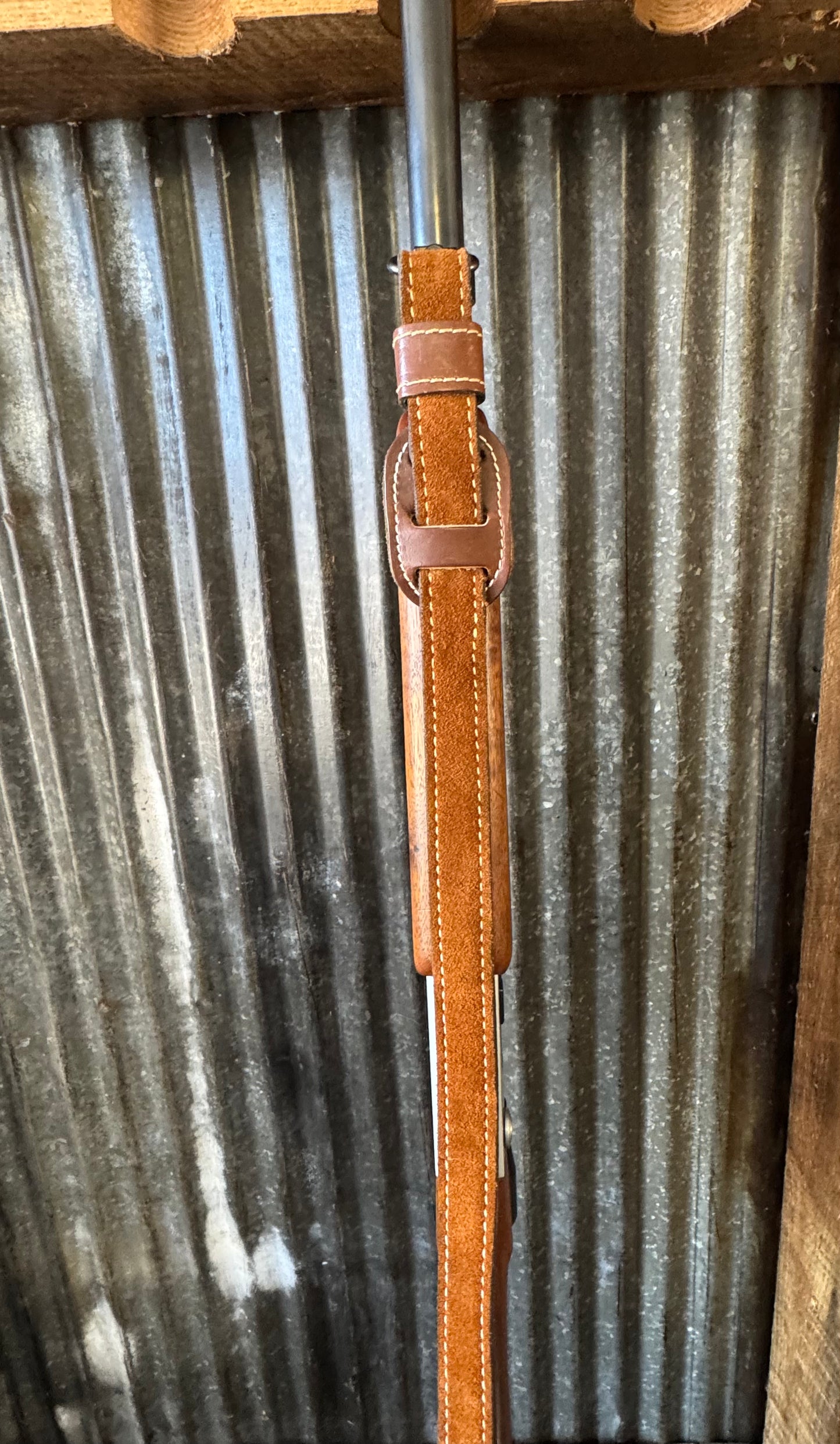 Savage Model 24B-DL — .22 Magnum over 20 Gauge (Combo Gun) with Lyman Scope & Leather Sling