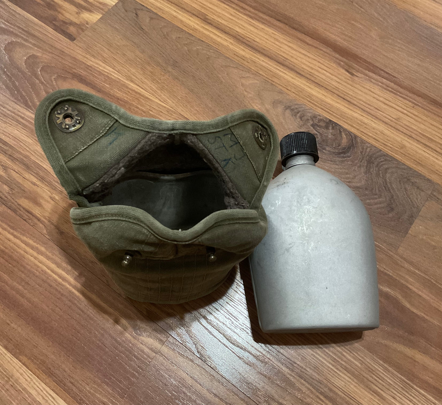 Vertical seam 1945 Canteen