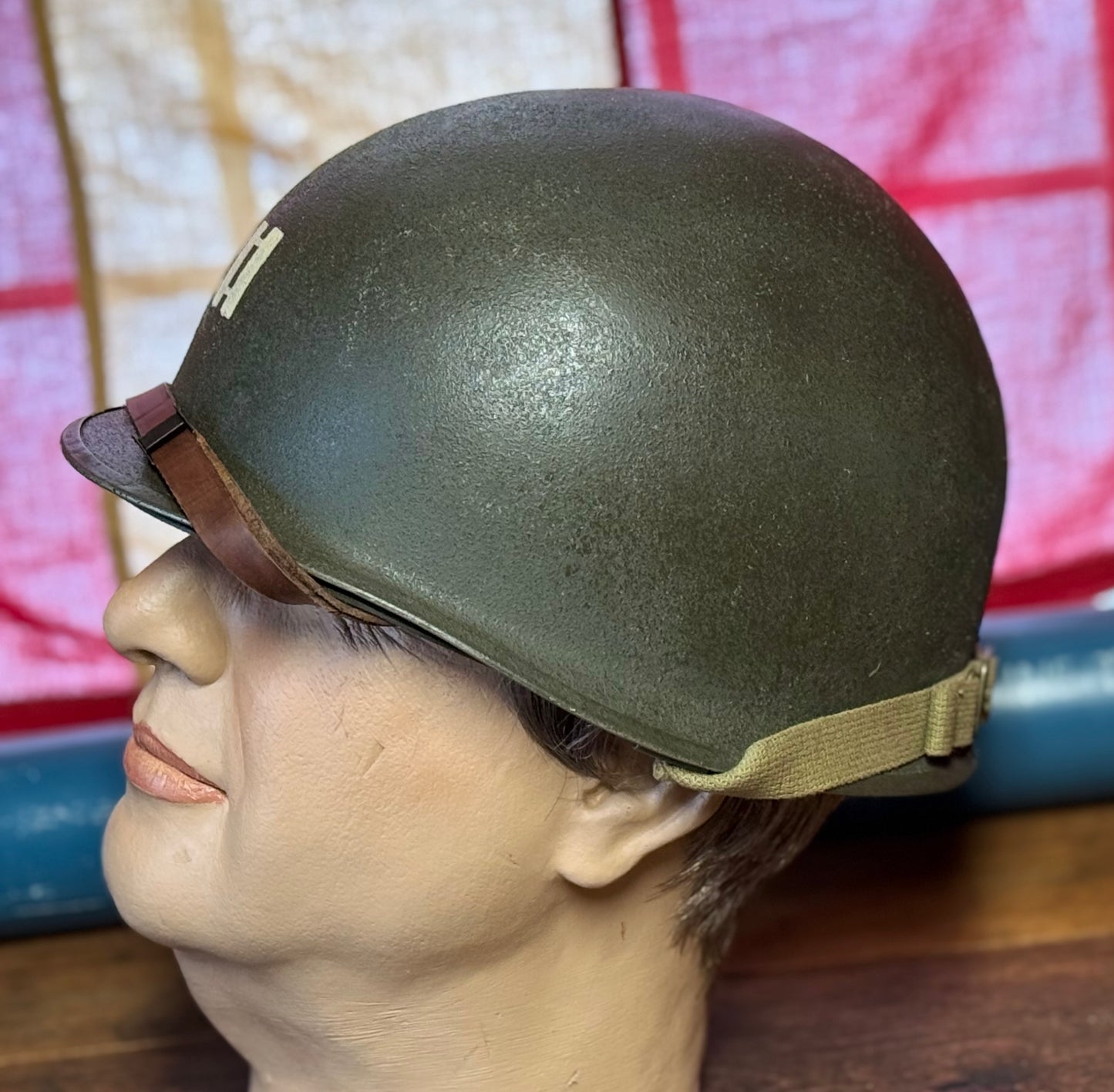 Original M1 US Helmet WWII-Refurbished as “Captain Miller”