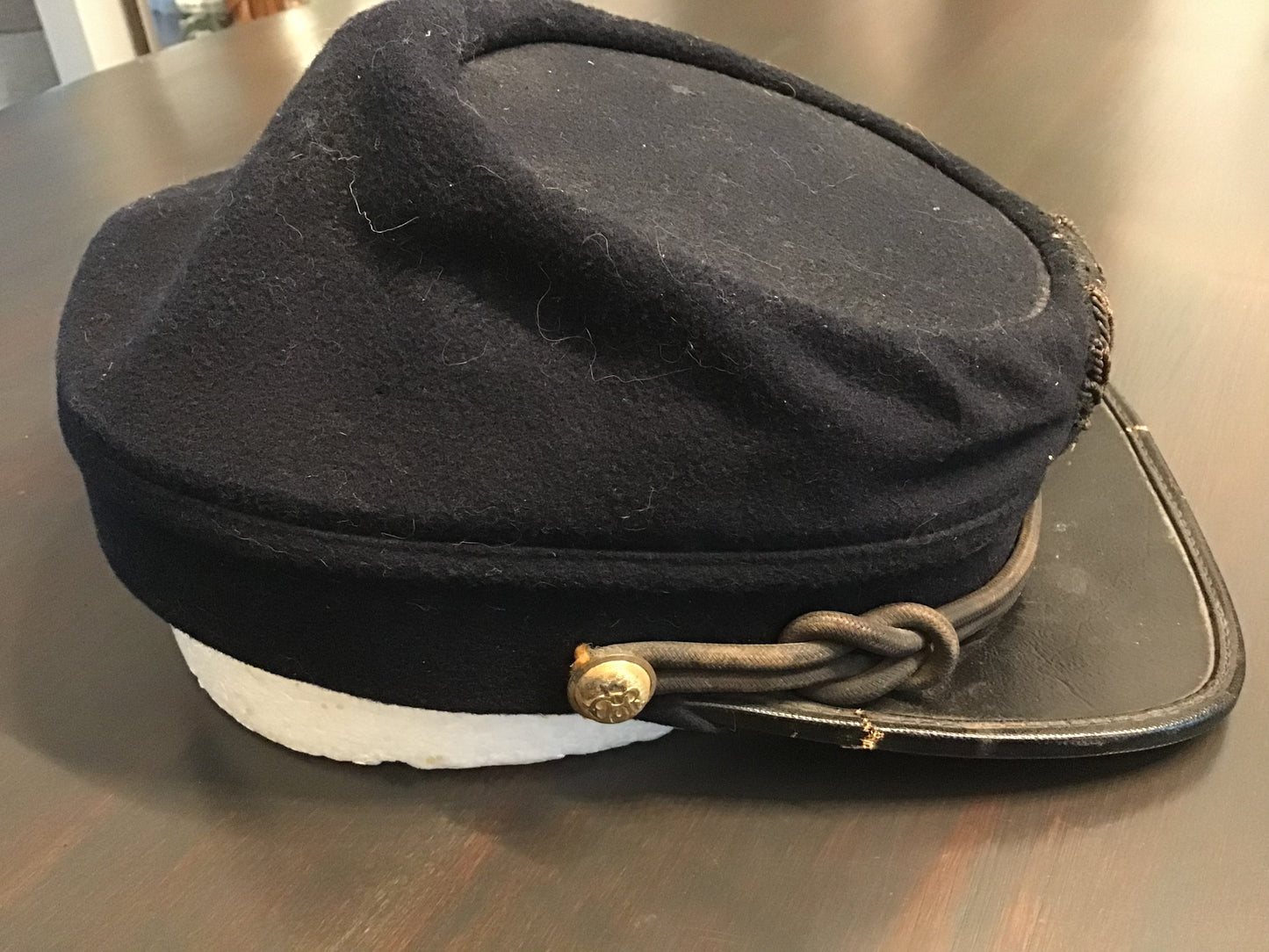 Antique GAR Post 527 Grand Army Republic Civil War Veteran Uniform Kepi Cap Hat